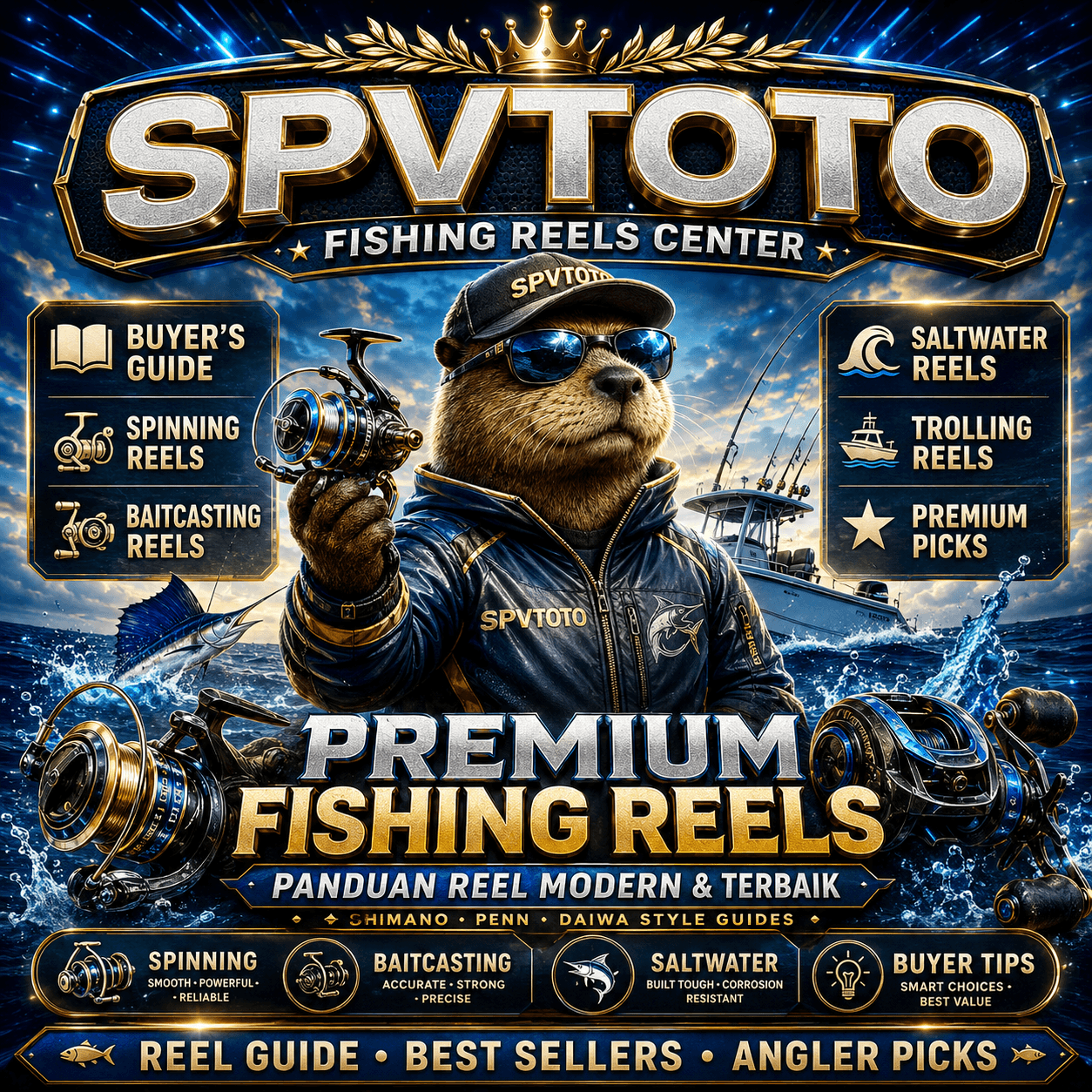 SPVTOTO | Fishing Reels Center dalam Gaya Panduan Angler Modern
